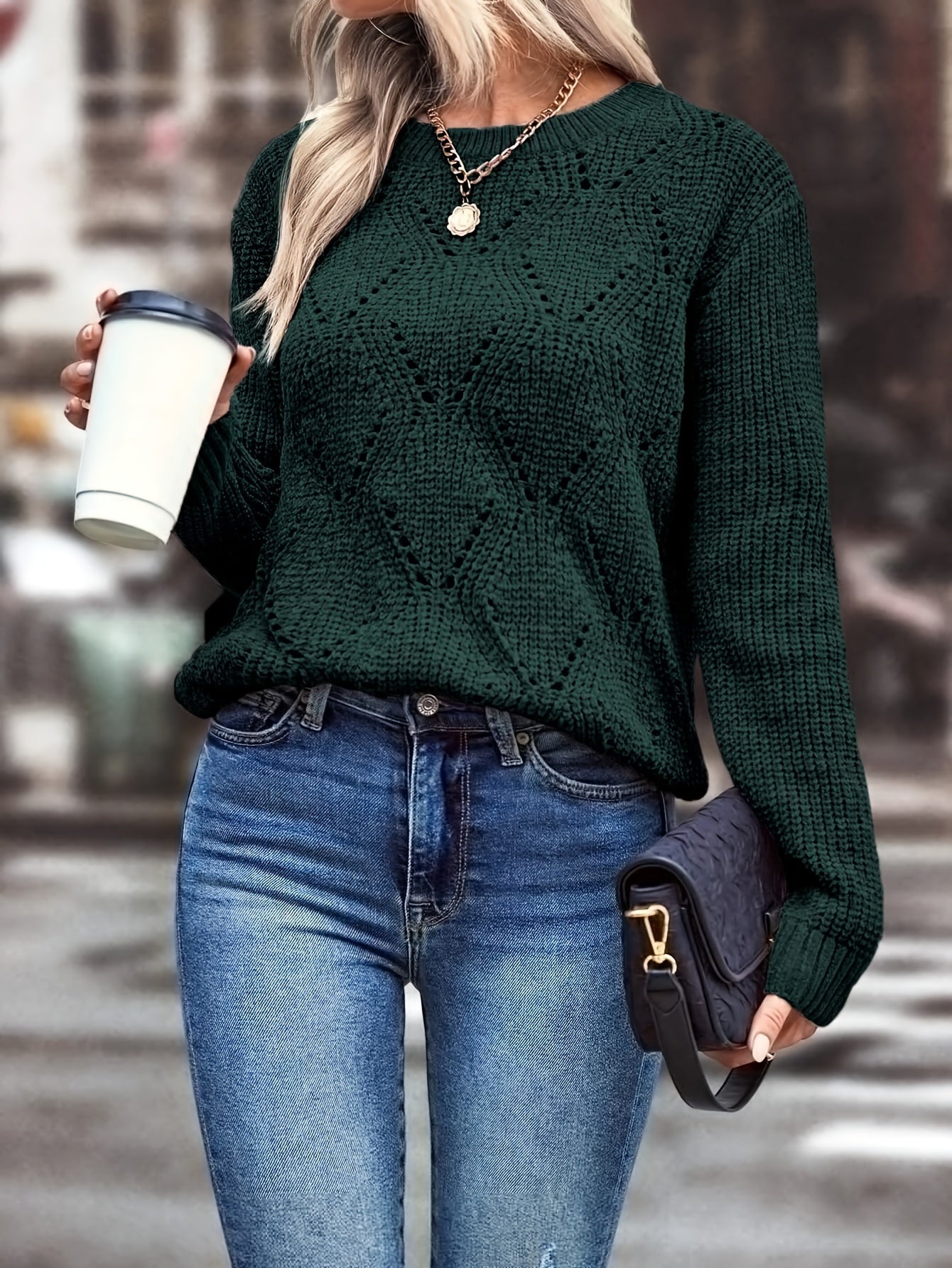 Kelly Knit Crew Neck Sweater