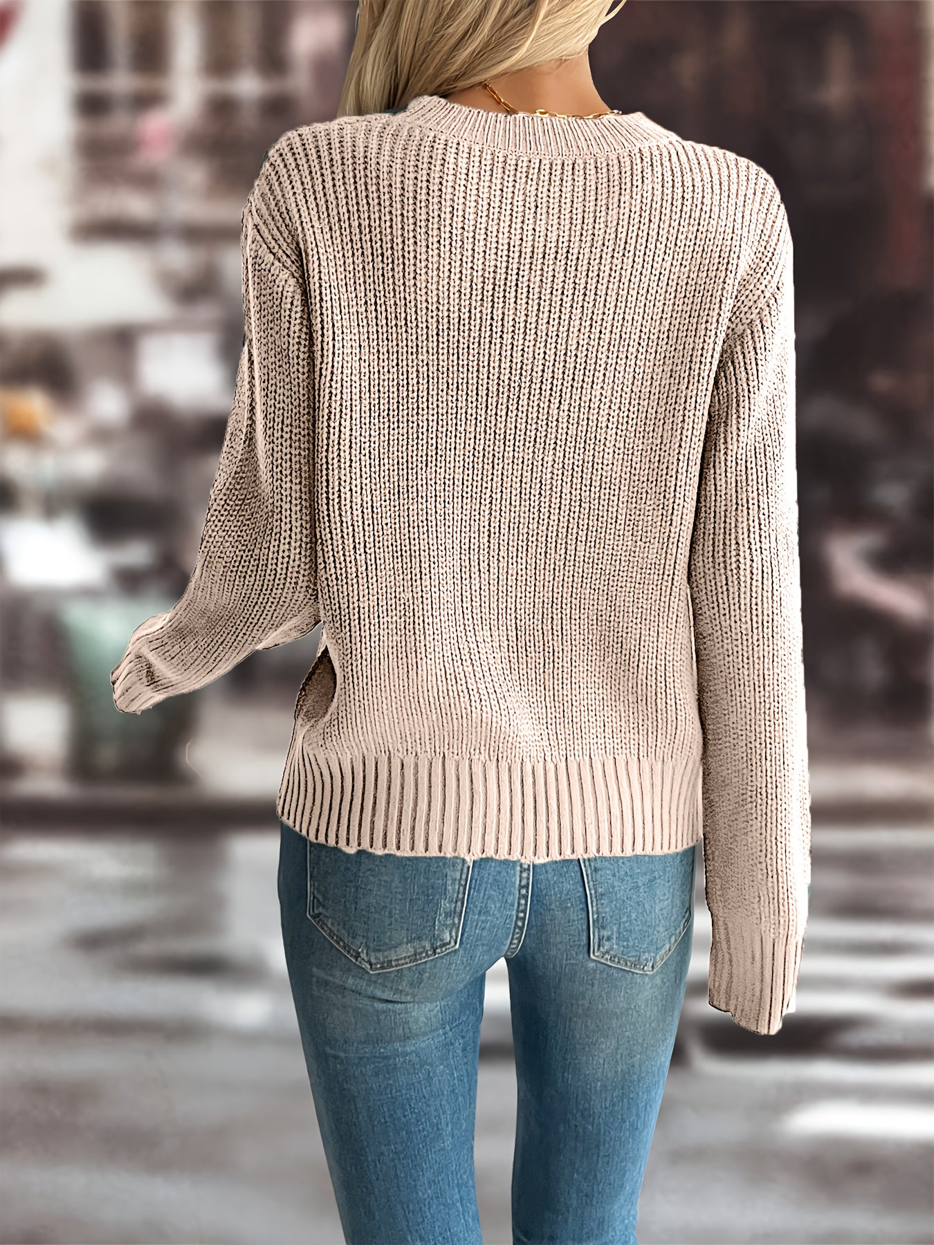 Kelly Knit Crew Neck Sweater