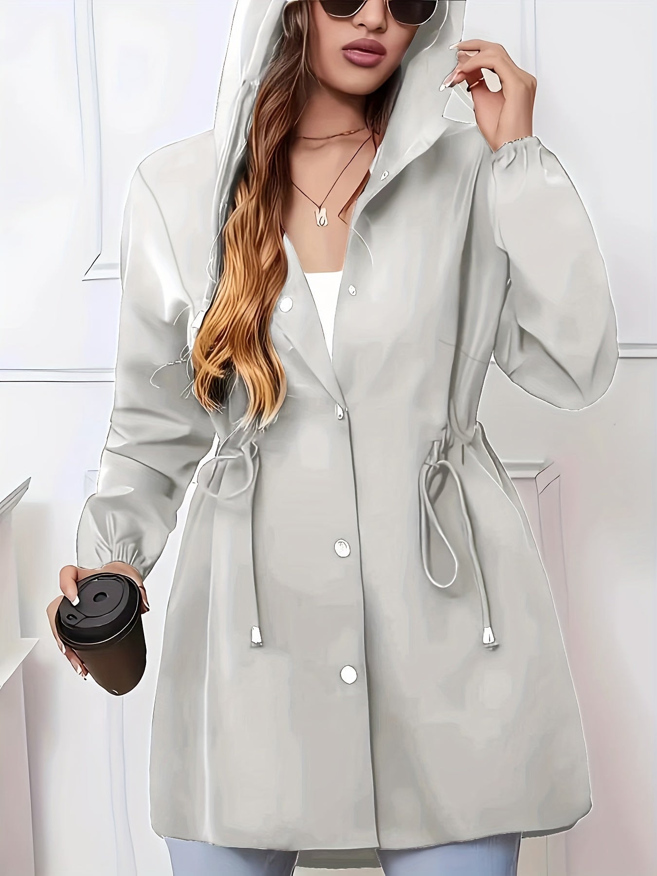 Plus Size Parka Jacket