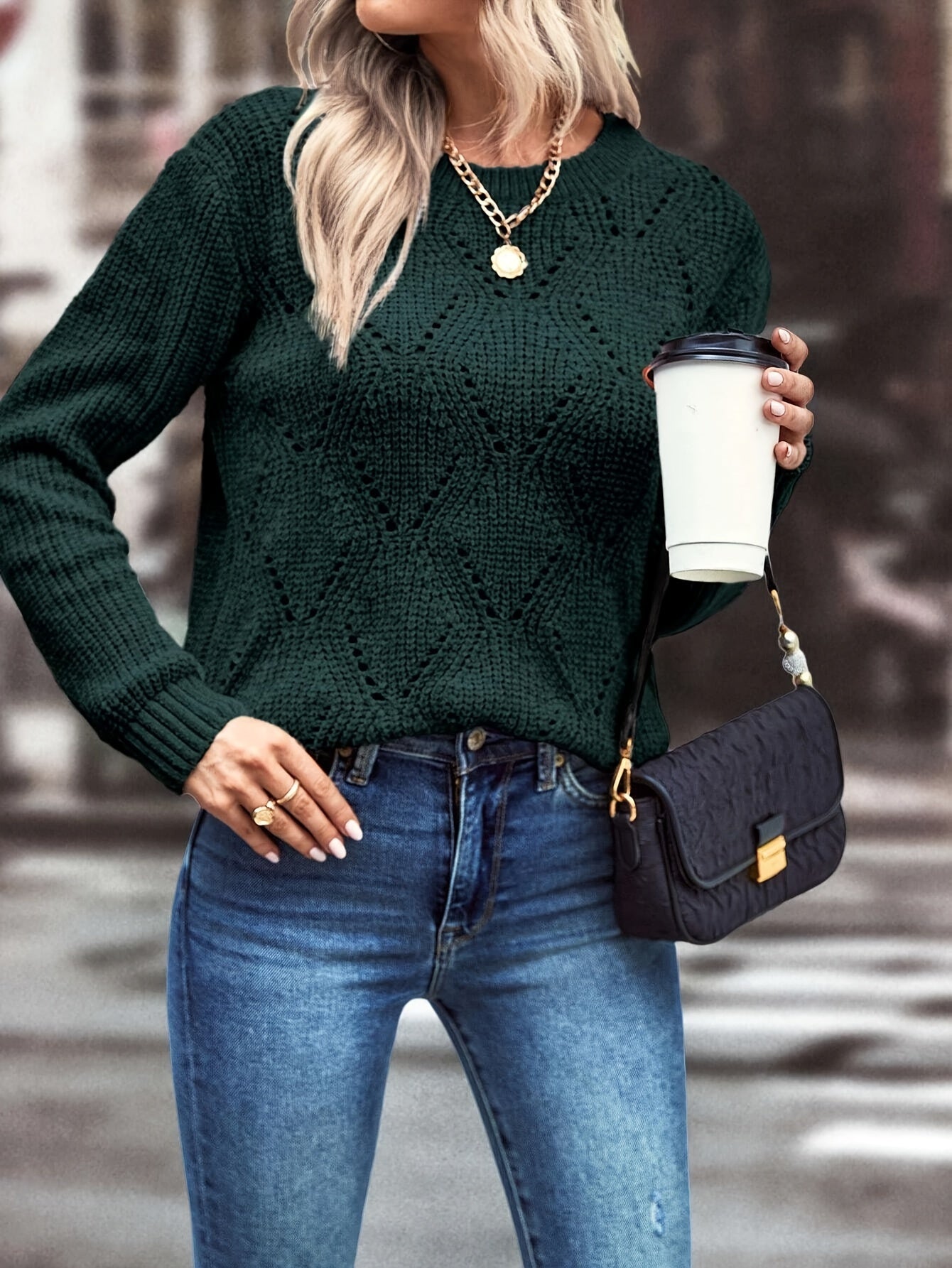 Kelly Knit Crew Neck Sweater