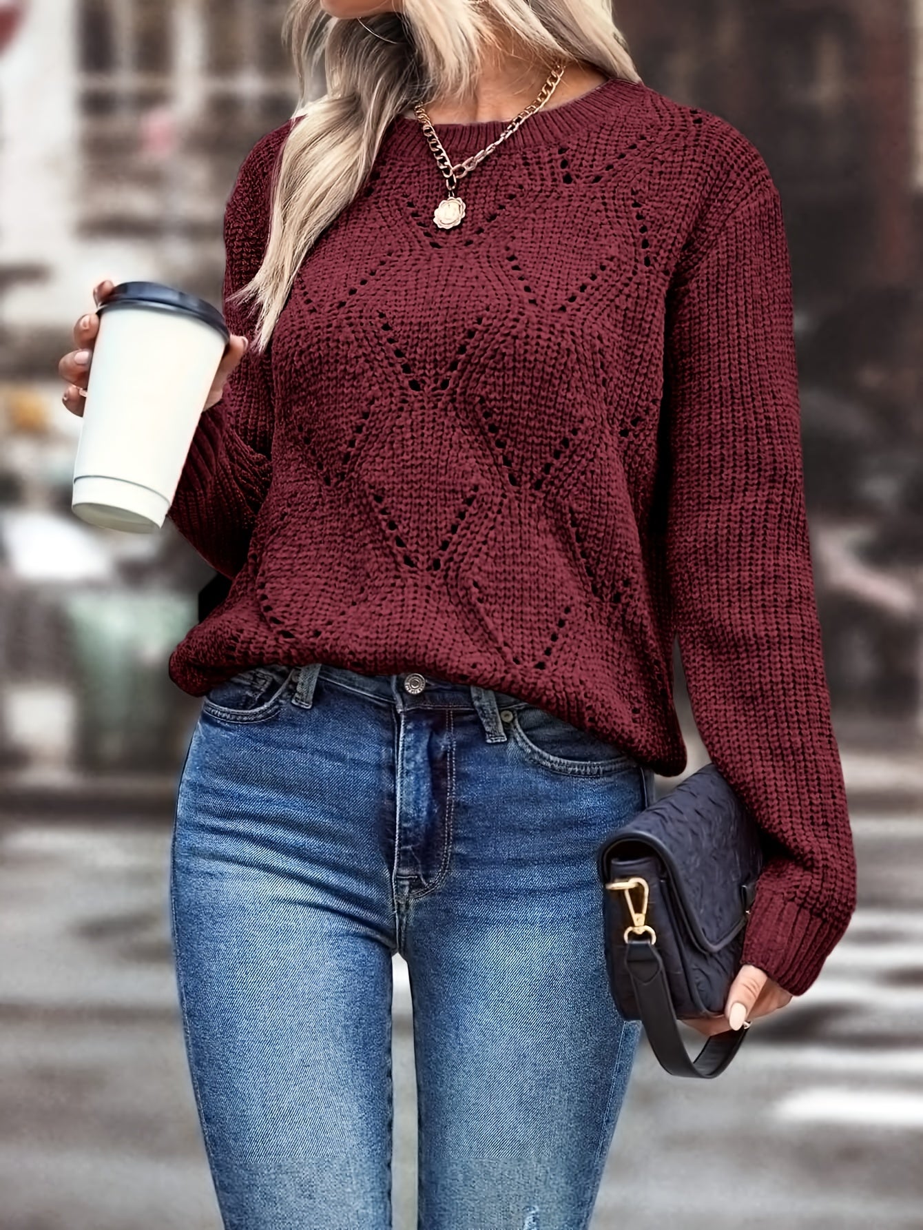 Kelly Knit Crew Neck Sweater