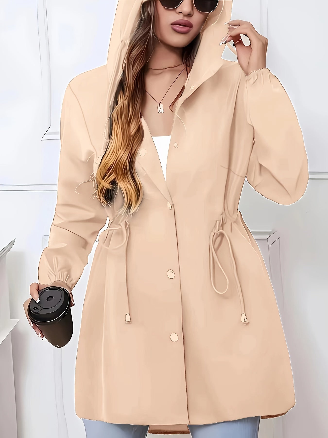 Plus Size Parka Jacket