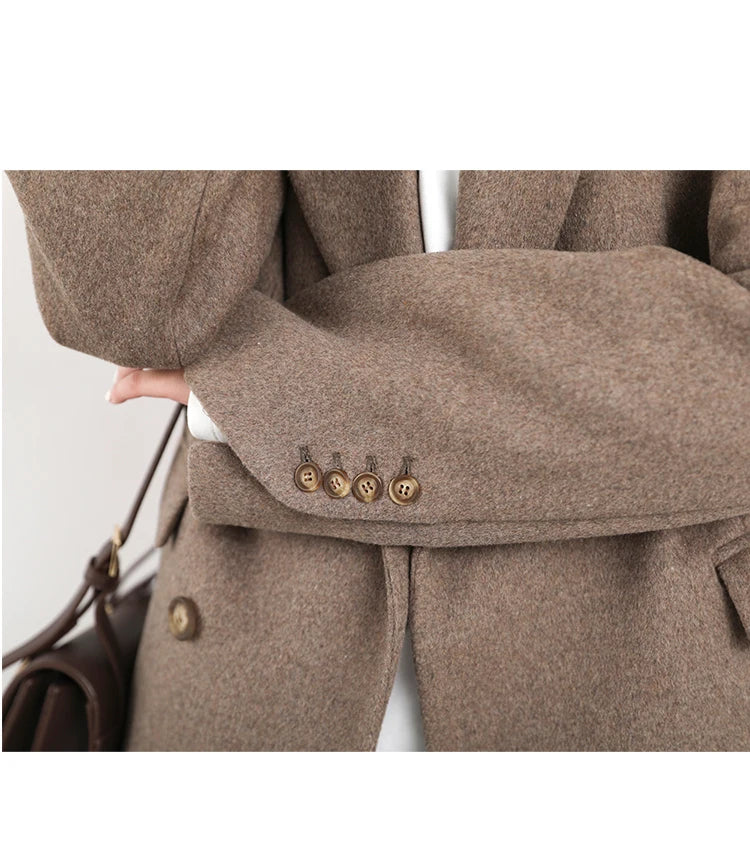 Daisy Thick Warm Overcoat Blazer