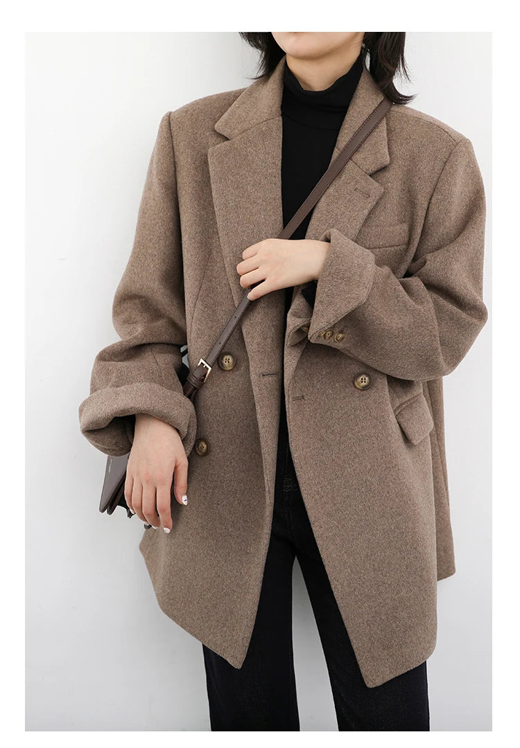 Daisy Thick Warm Overcoat Blazer