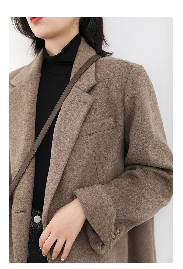 Daisy Thick Warm Overcoat Blazer