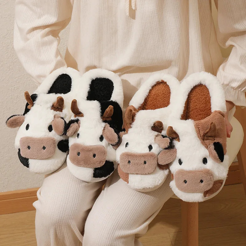 Cayley Cow slippers