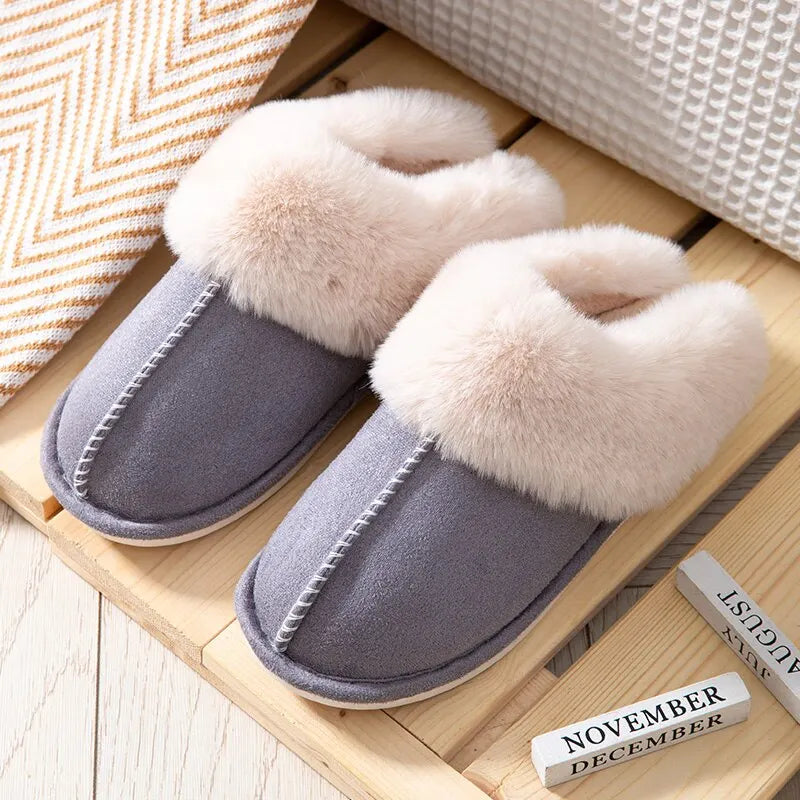 Penny Plush Warm Fluffy Slippers