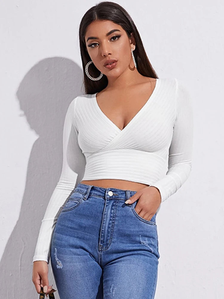 Linda Long Sleeve Crop