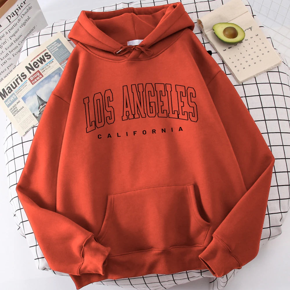 Lilly Los Angeles Art Letter Design Women Jumper, Hoodie and Sweatshirt