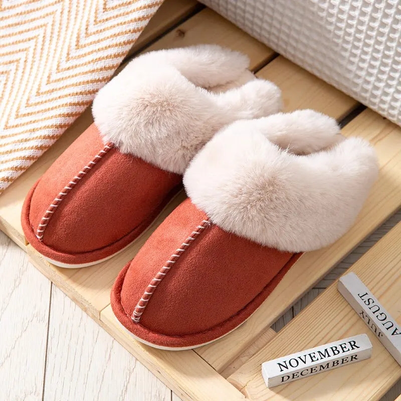 Penny Plush Warm Fluffy Slippers