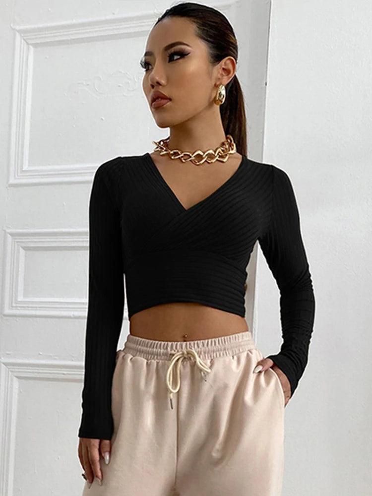 Linda Long Sleeve Crop