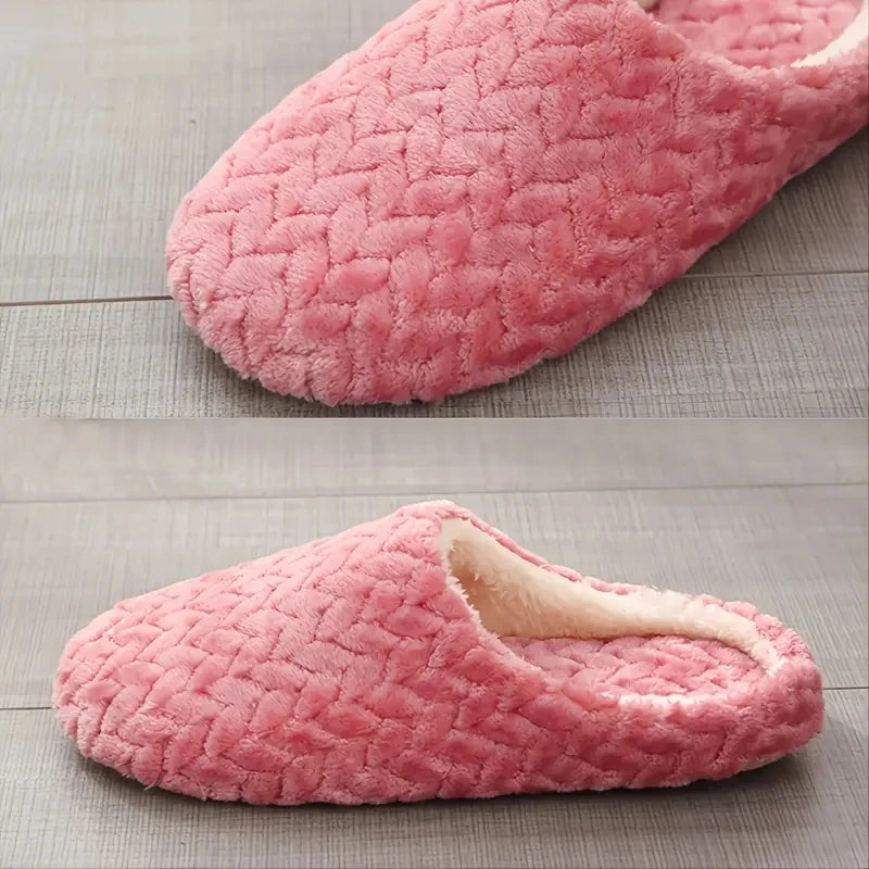 Faye Fluffy Slip on Slippers