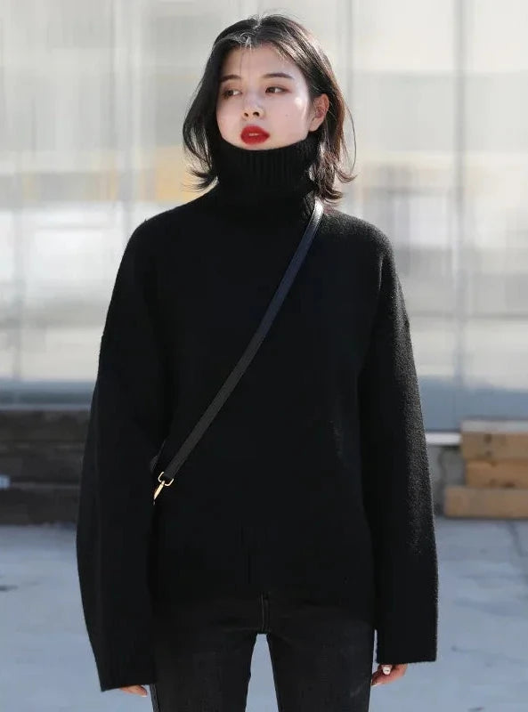 Lizzy Loose Turtleneck Pullover