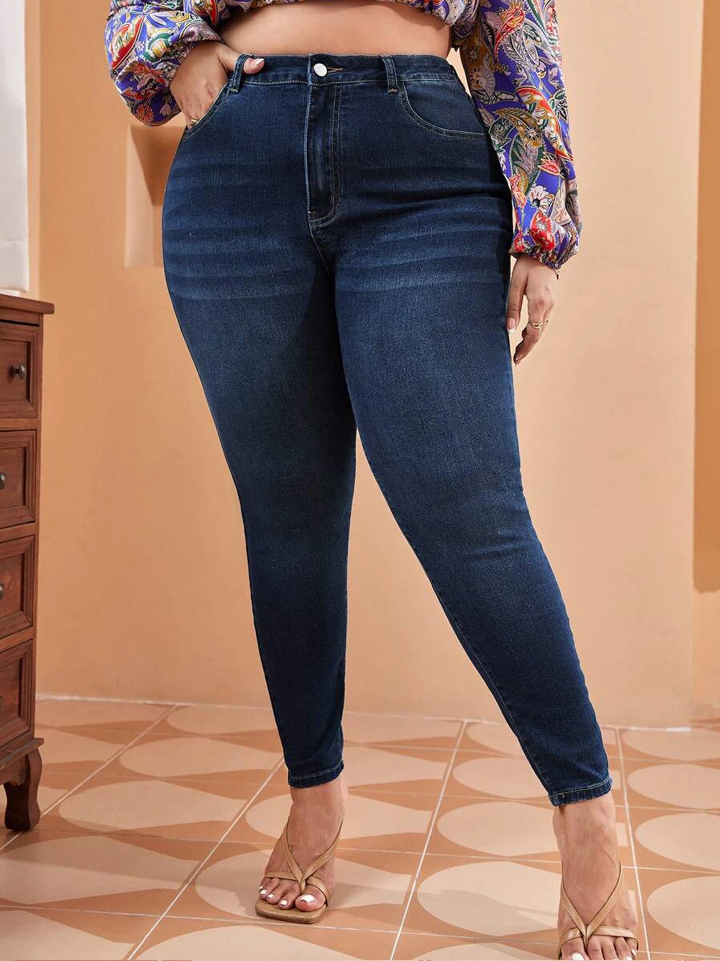 Pila Plus Size Pencil Skinny Jeans