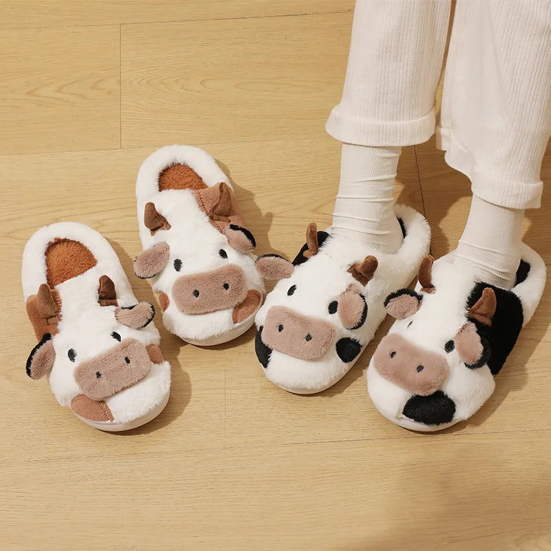 Cayley Cow slippers