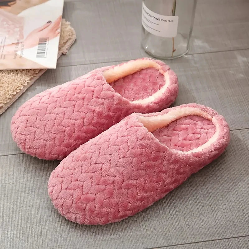 Faye Fluffy Slip on Slippers