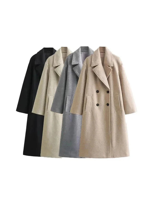 Sally Soft Oversized Woollen Coat