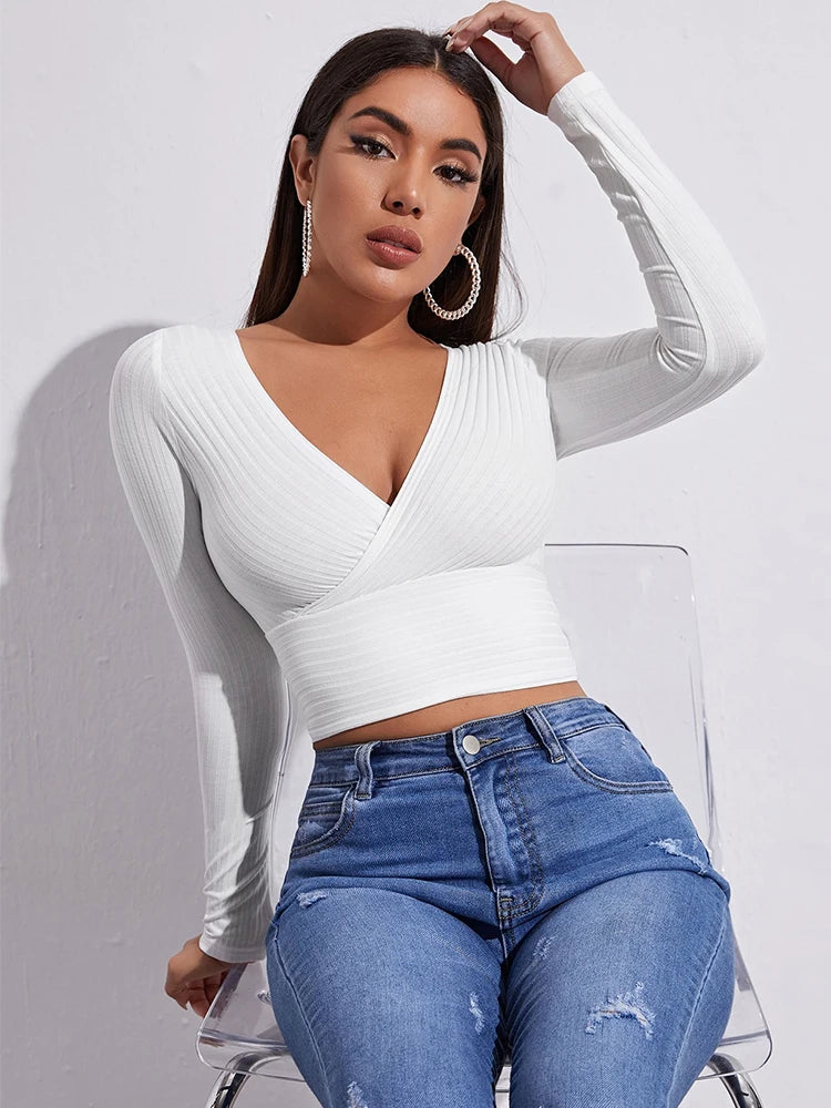 Linda Long Sleeve Crop