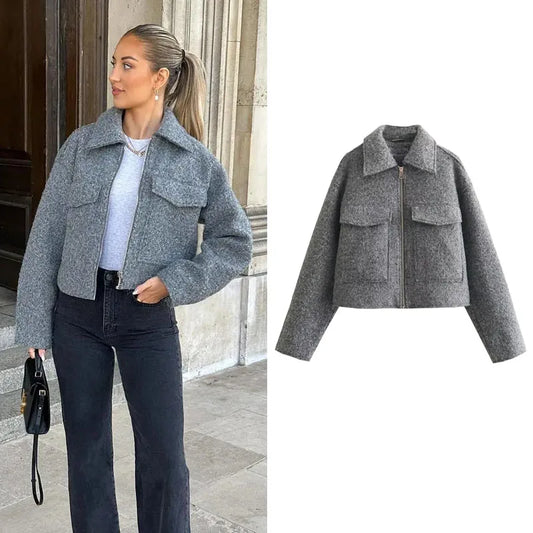 Mellissa Winter Tweed Cropped Jacket