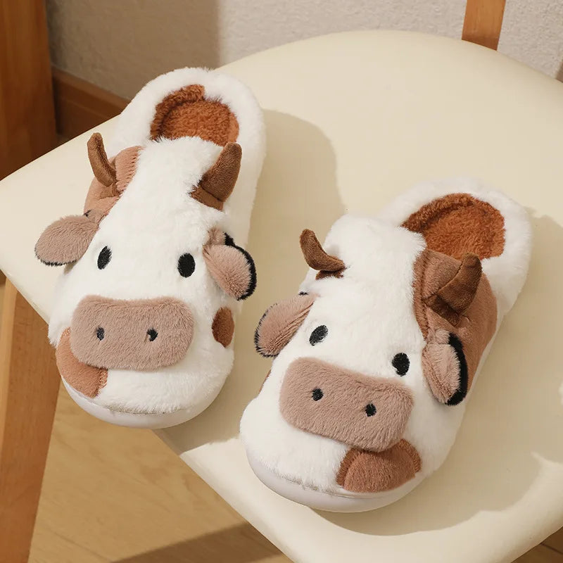 Cayley Cow slippers