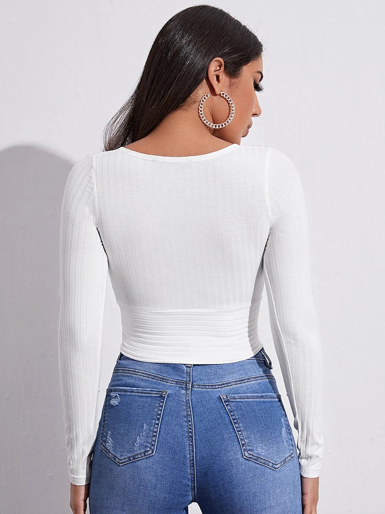 Linda Long Sleeve Crop