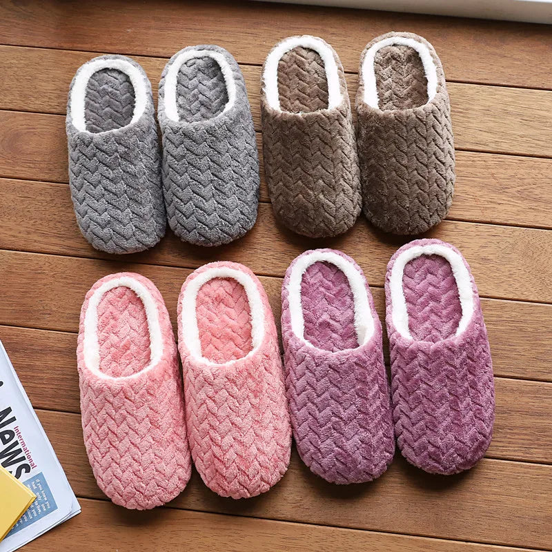 Faye Fluffy Slip on Slippers