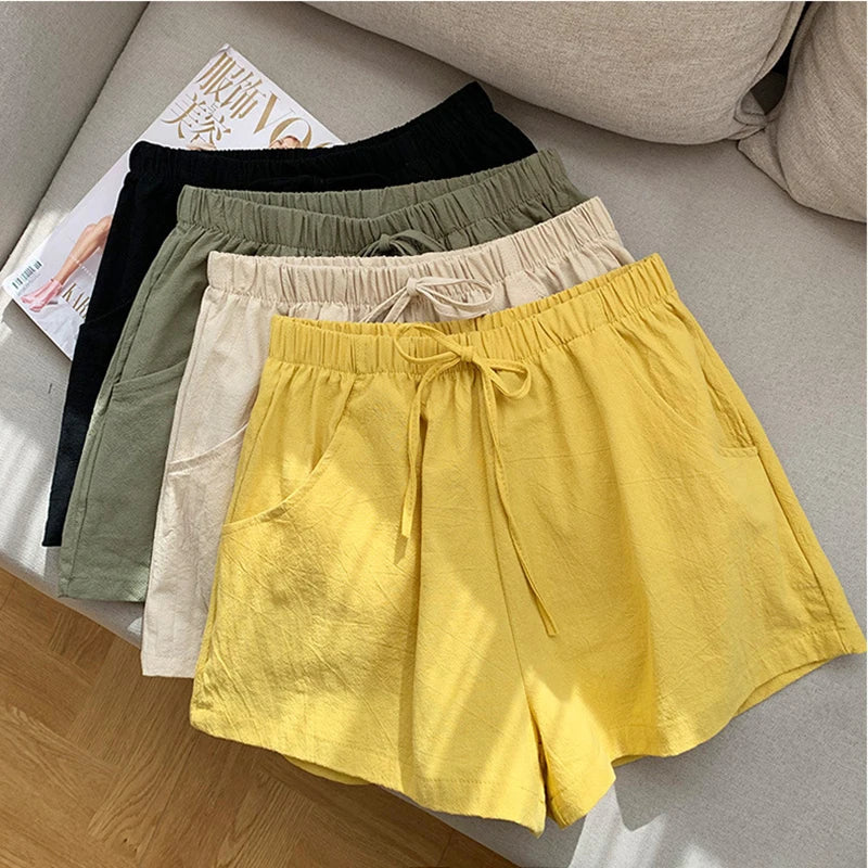 Leyla Linen Shorts