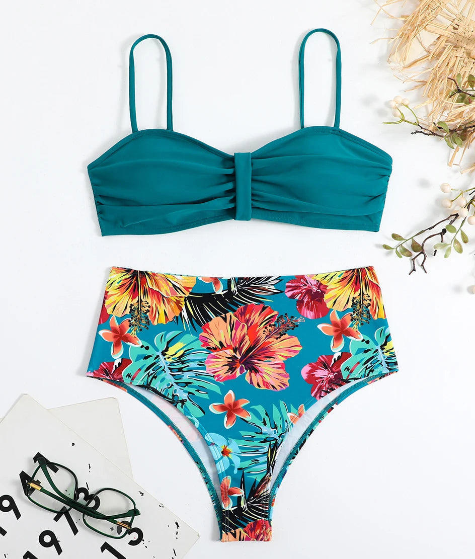 Floral Push Up Bikini