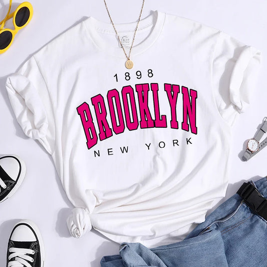 Beth Brooklyn New York Print T Shirt