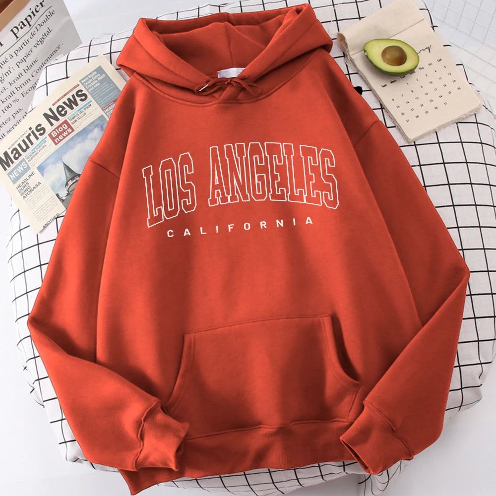 Lilly Los Angeles Art Letter Design Women Jumper, Hoodie and Sweatshirt