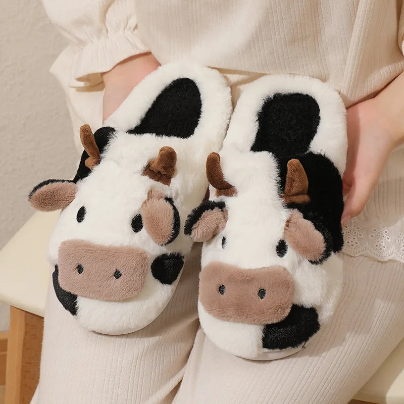 Cayley Cow slippers