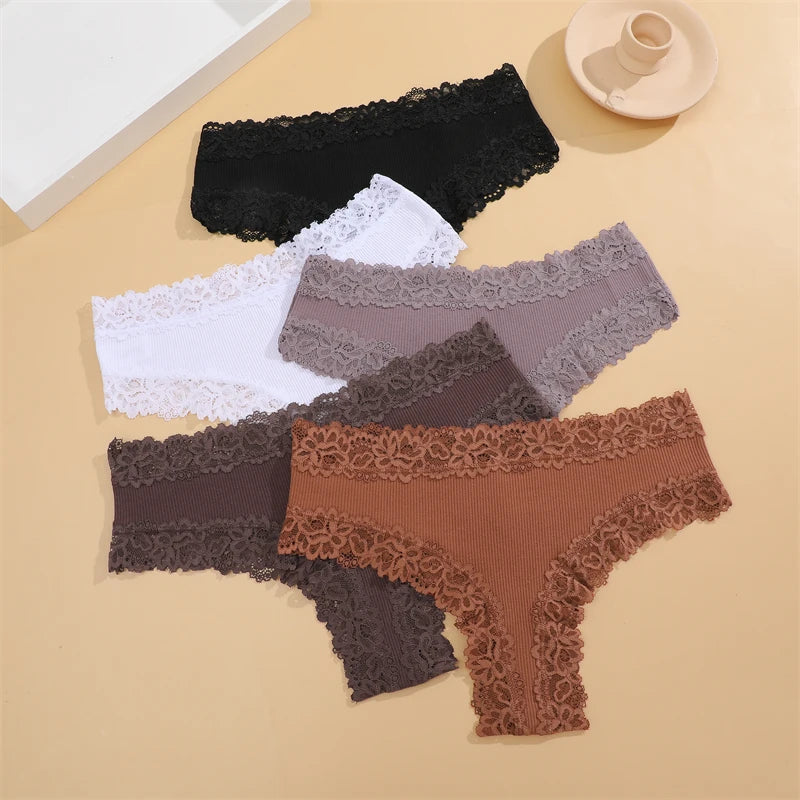 Felisha 3Pcs Cotton Underwear