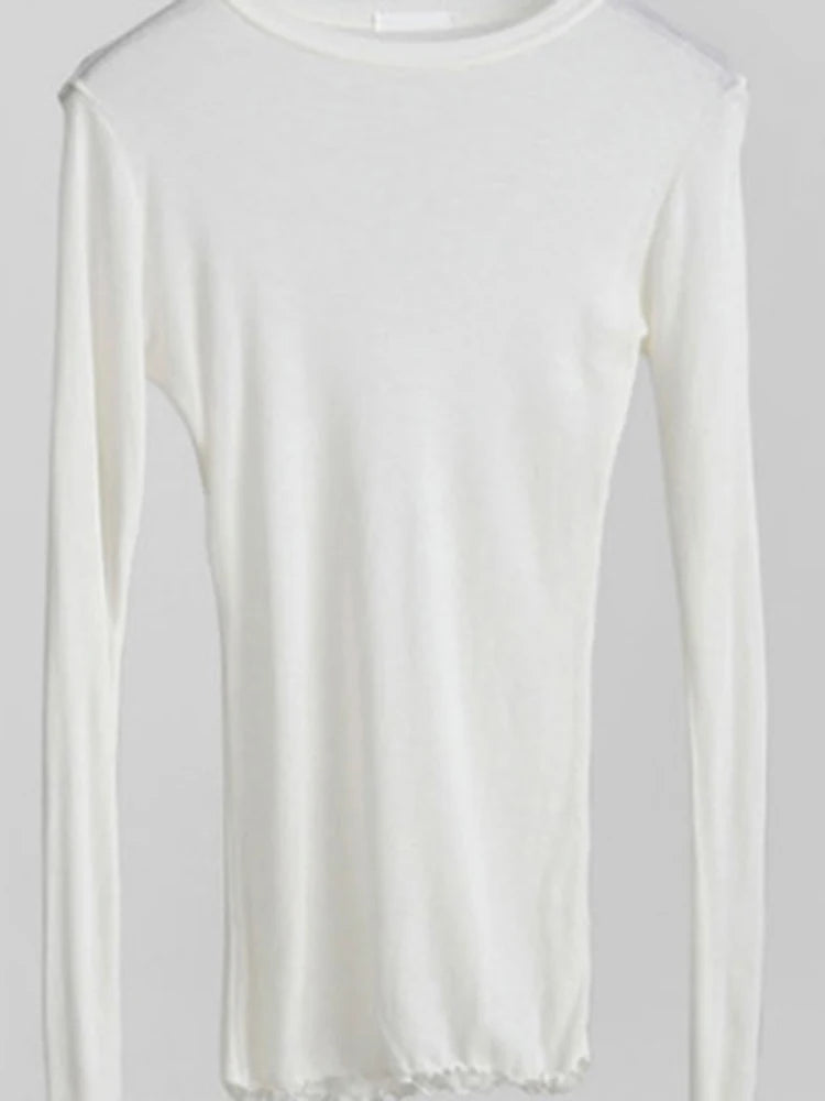 Polly Plain Long Sleeve T Shirt