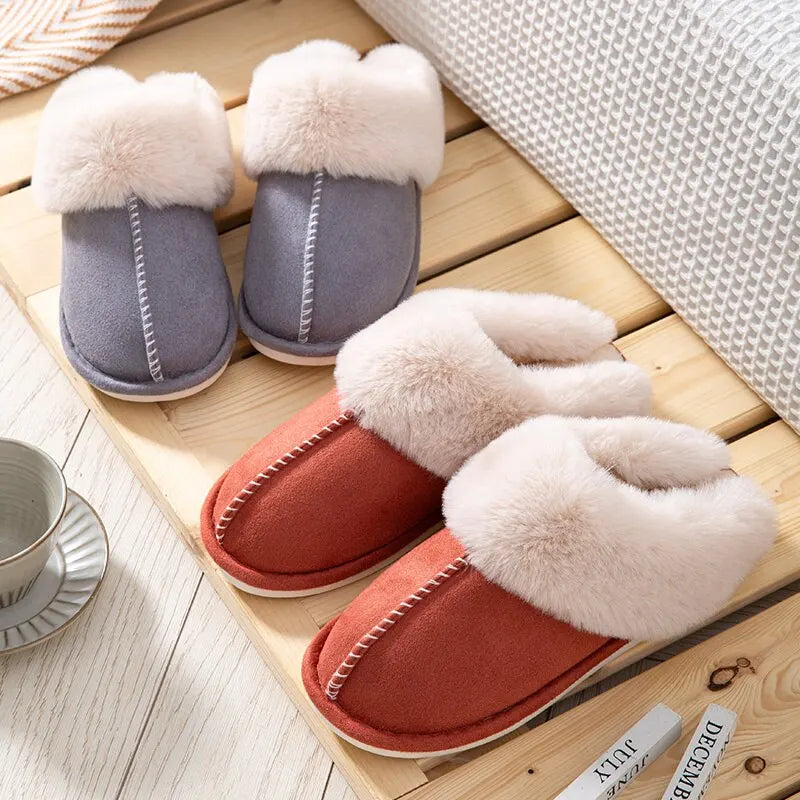 Penny Plush Warm Fluffy Slippers