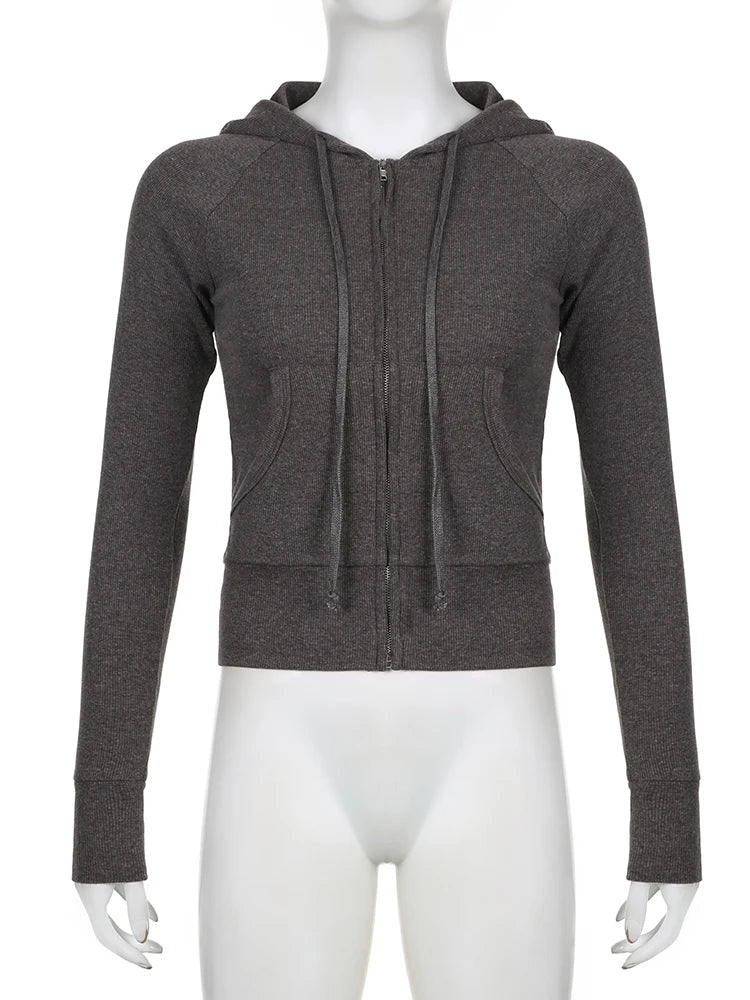 Cami Casual Basic Hooded jacket and Sweatshirt