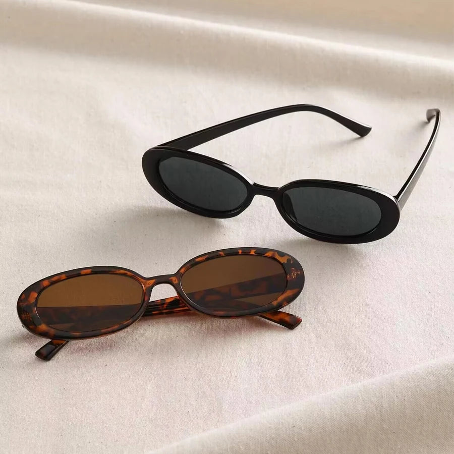 Vicky Vintage Oval  Sunglasses