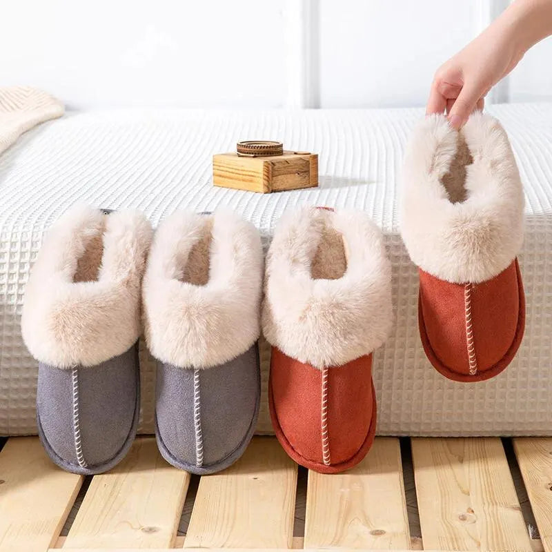 Penny Plush Warm Fluffy Slippers