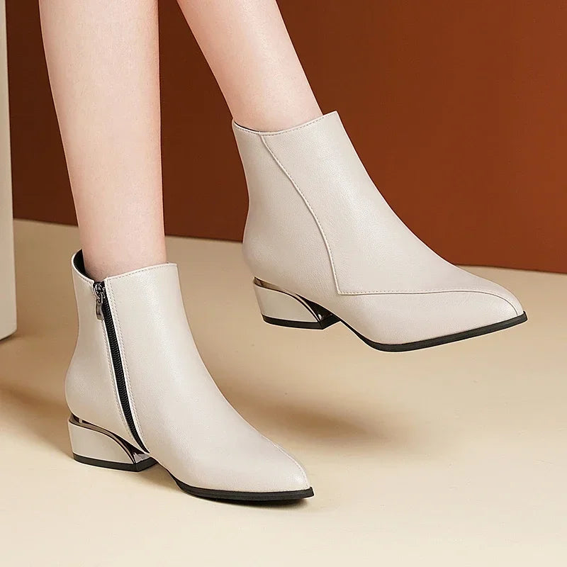 Emily Low Heeled Ankle Boots