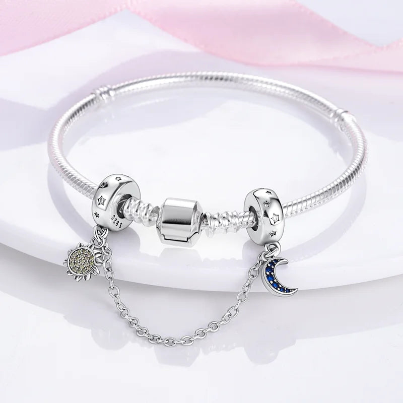 Cayley Charms and Bracelet 925 Silver