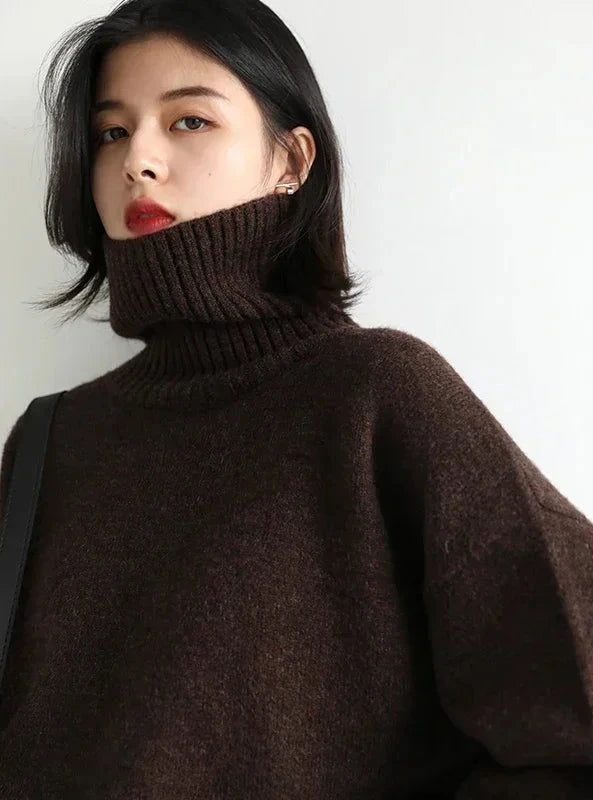 Lizzy Loose Turtleneck Pullover