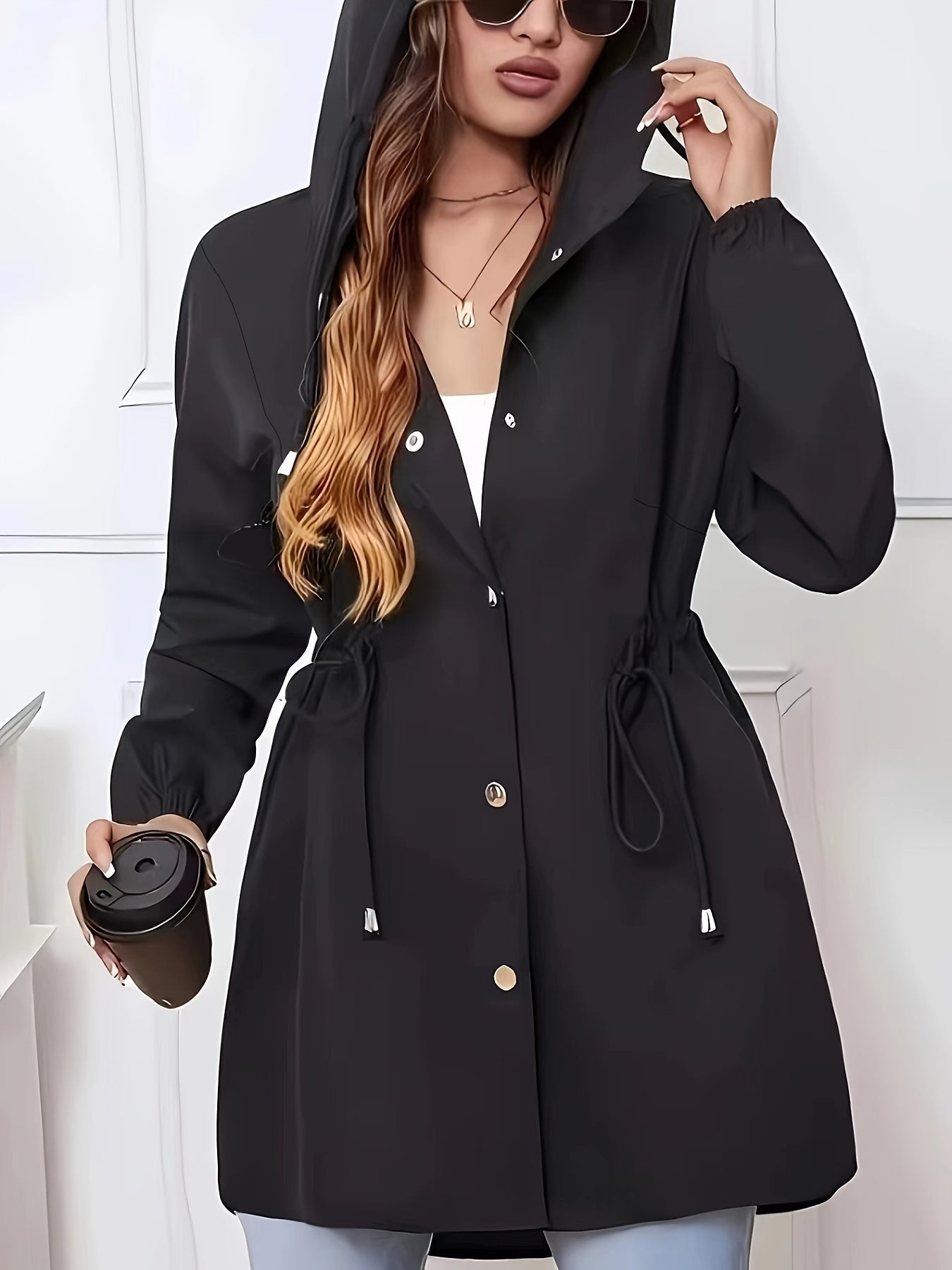 Plus Size Parka Jacket