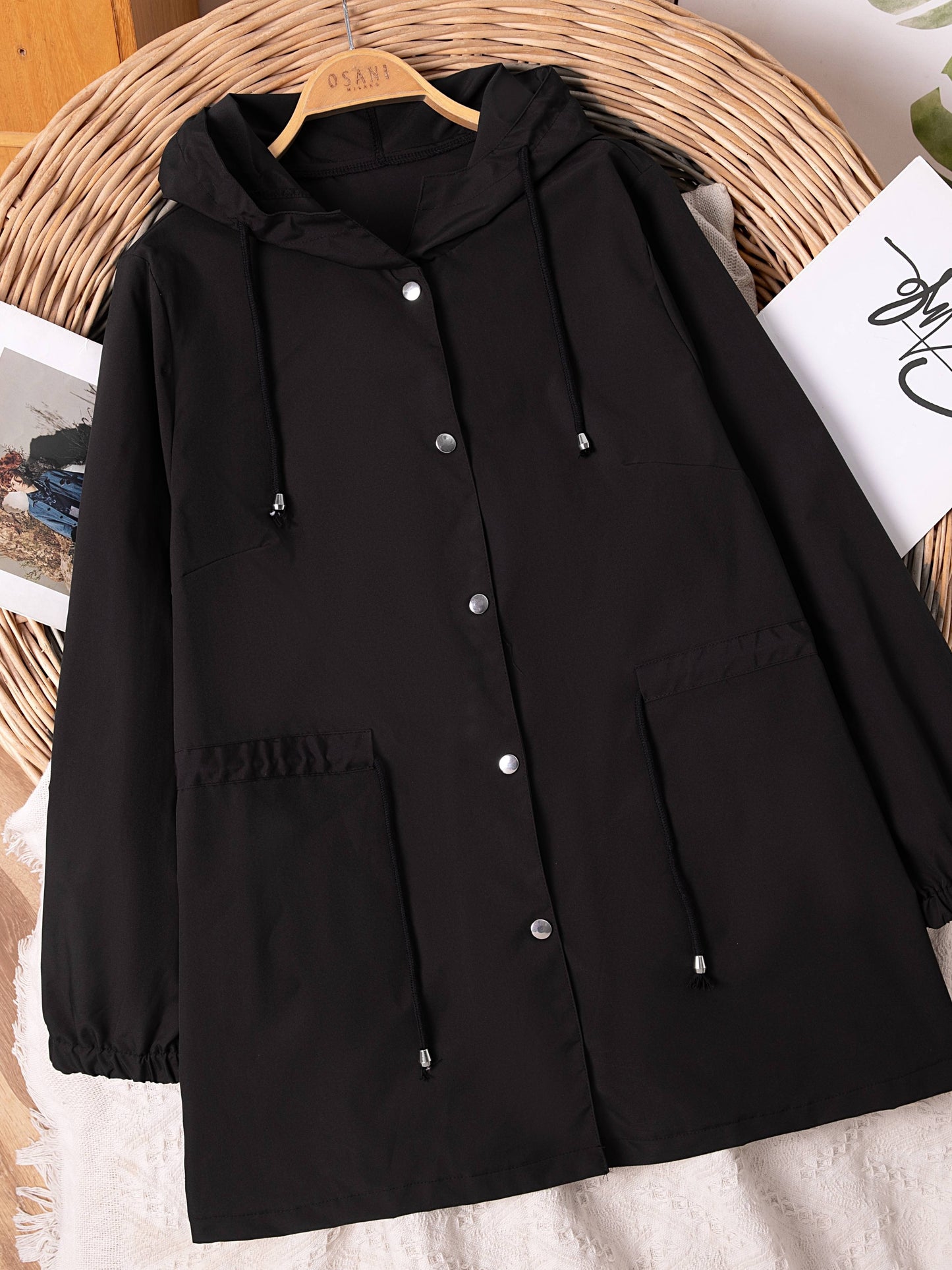 Plus Size Parka Jacket